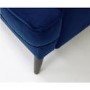 Chesterfield Sofa in Navy Blue Velvet - 3 Seater - Inez