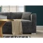 Clara 3 Seater Sofa in Dark Grey Velvet
