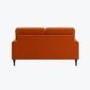 Orange Velvet 2 Seater Sofa - Payton