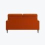 Orange Velvet 2 Seater Sofa - Payton