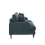 Blue Velvet 3 Seater Sofa - Payton