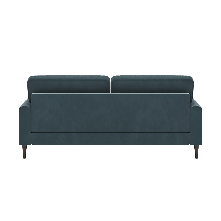 Blue Velvet 3 Seater Sofa - Payton