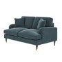 Blue Velvet 2 Seater Sofa - Payton