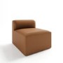 Hendrix Tan Faux Leather Middle Section