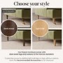 Dark Green Velvet Right Hand Facing 4 Seater Chaise Corner Sofa - Payton 