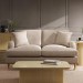 Beige Woven Fabric 2 Seater Sofa - Payton