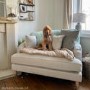 Beige Fabric Cuddle Chair - Payton