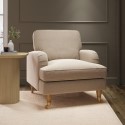SOF160 Beige Woven Armchair - Payton