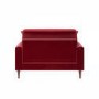 Burgundy Velvet Love Seat - Payton
