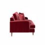 Burgundy Velvet 2 Seater Sofa - Payton