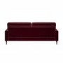 Burgundy Velvet 4 Seater Sofa - Payton