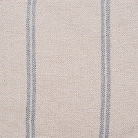 Cream Chenille Blue Striped