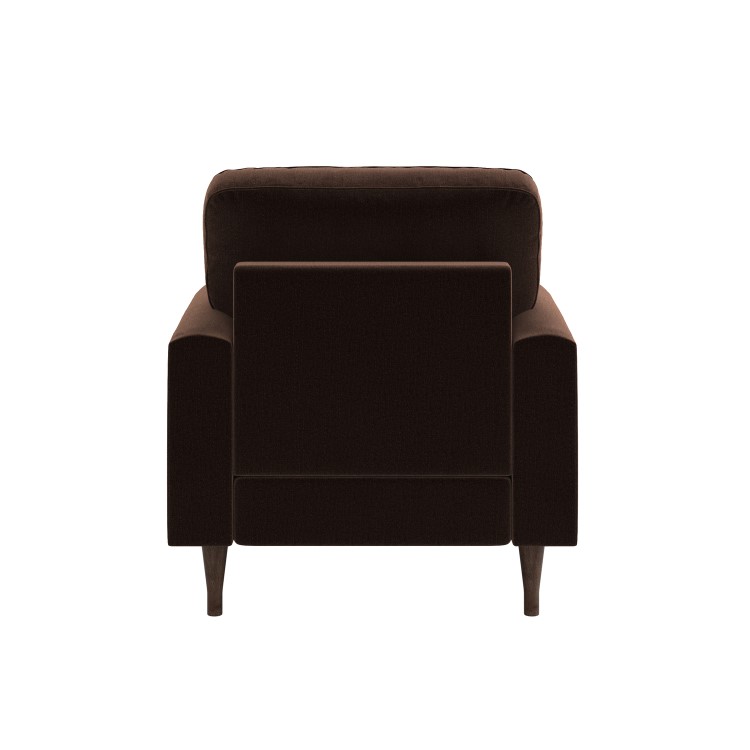 Brown Chenille Armchair - Payton