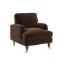 Brown Chenille Armchair - Payton