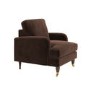 Brown Chenille Armchair - Payton