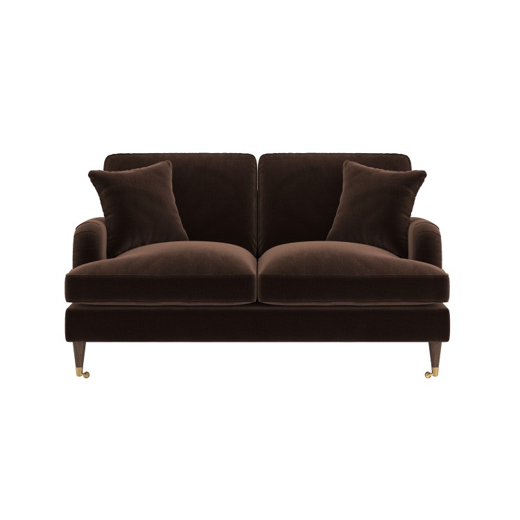 Brown Chenille 2 Seater Sofa - Payton