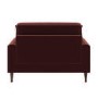 Merlot Red Chenille Love Seat – Payton 
