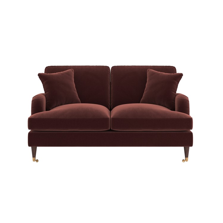 Merlot Red Chenille 2 Seater Sofa - Payton
