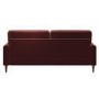 Merlot Red Chenille 3 Seater Sofa - Payton