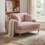 Dusty Pink Velvet Love Seat - Payton