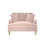 Dusty Pink Velvet Love Seat - Payton