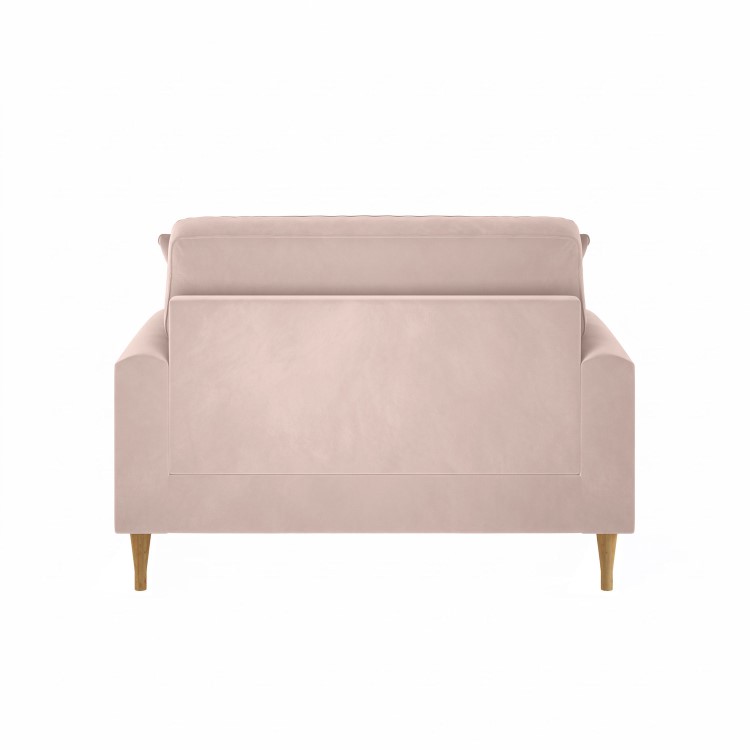 Dusty Pink Velvet Love Seat - Payton
