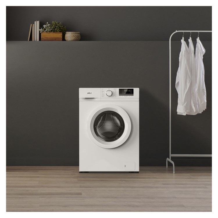Solt 6kg 1200rpm Washing Machine - White