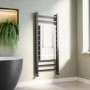 Gunmetal Grey Towel Radiator 1200 x 500mm - Sonoran