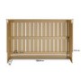 ONLY OPENED - Sophia Regular Mirrored Radiator Cover with Gold Detail