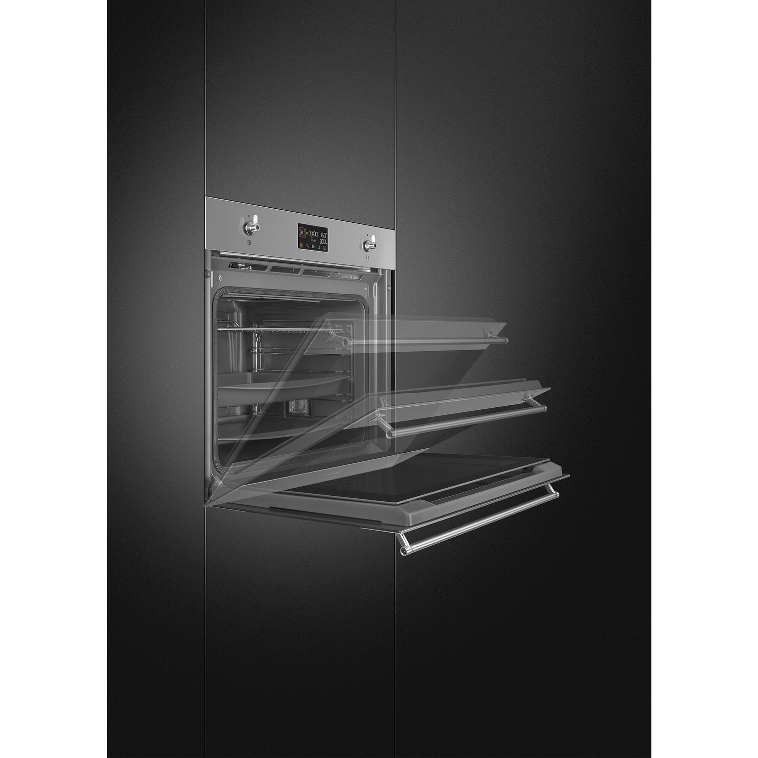 Smeg Classic Electric Self Cleaning Digital Single Oven Stainless