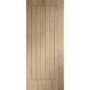 Internal Oak Cottage Door - Unfinished - 1981 x 838 x 35mm - Suffolk - XL Joinery