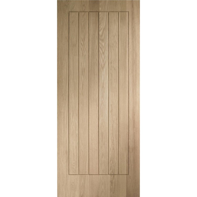 Internal Oak Cottage Door - Unfinished - 1981 x 838 x 35mm - Suffolk - XL Joinery