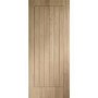 Internal Oak Cottage Door - Unfinished - 1981 x 838 x 35mm - Suffolk - XL Joinery