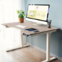 Light Wood Electric Standing Desk