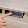 Light Wood Electric Standing Desk