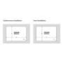Rangemaster Spectra 1.5 Bowl Inset / Undermount Gold Stainless Steel Kitchen Sink - Right Hand