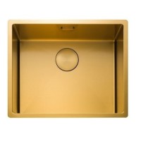 Rangemaster Spectra Single Bowl Inset / Undermount Gold Stainless Steel Kitchen Sink Rangemaster Spectra Single Bowl Inset / Undermount Gold Stainless Steel Kitchen Sink