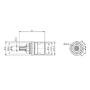 Cold Flow Control Valve for Arissa Mixer Taps – 28.2mm Diameter x 54mm Height