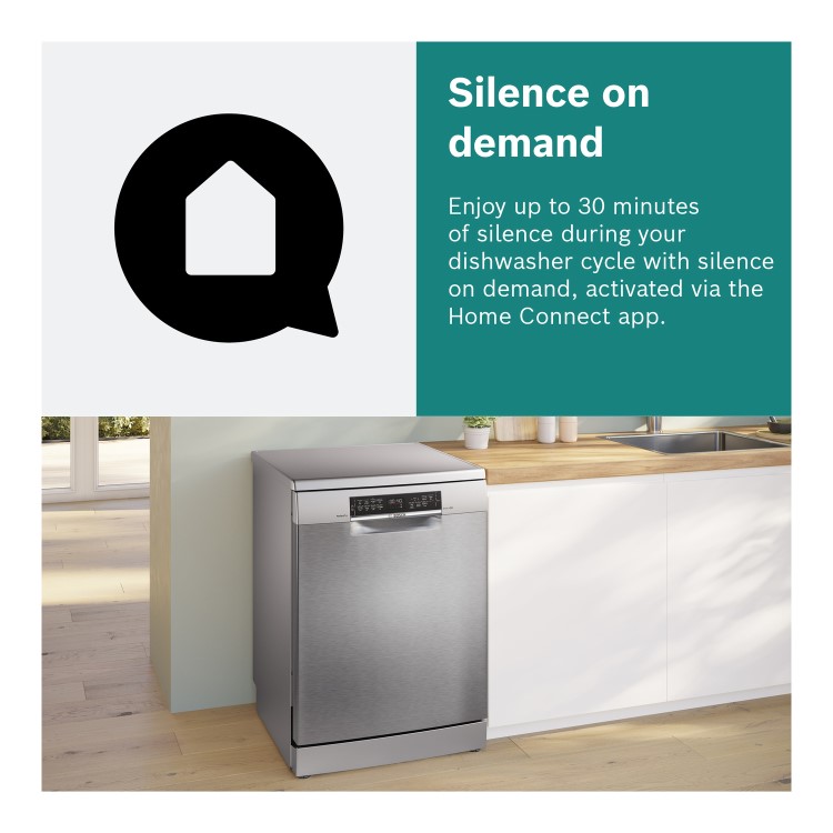 Bosch Series 2 Freestanding Slimline Dishwasher - Smart Wi-Fi, White