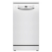 Bosch Series 2 Freestanding Slimline Dishwasher - Smart Wi-Fi, White Bosch Series 2 Freestanding Slimline Dishwasher - Smart Wi-Fi, White