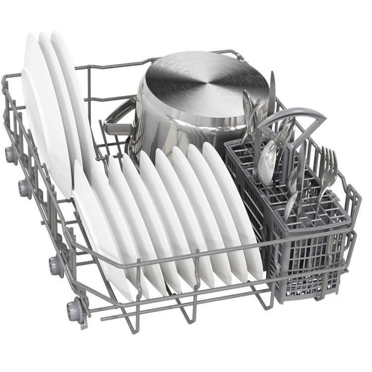 Bosch Series 2 Freestanding Slimline Dishwasher - Smart Wi-Fi, White