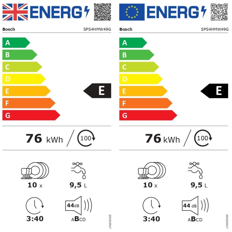 Bosch Series 4 Freestanding Slimline Dishwasher - Smart Wi-Fi, White