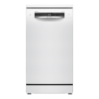 Bosch Series 4 Freestanding Slimline Dishwasher - Smart Wi-Fi, White Bosch Series 4 Freestanding Slimline Dishwasher - Smart Wi-Fi, White