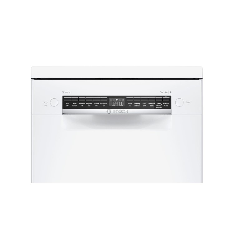Bosch Series 4 10 Place Settings Freestanding Slimline Dishwasher - White