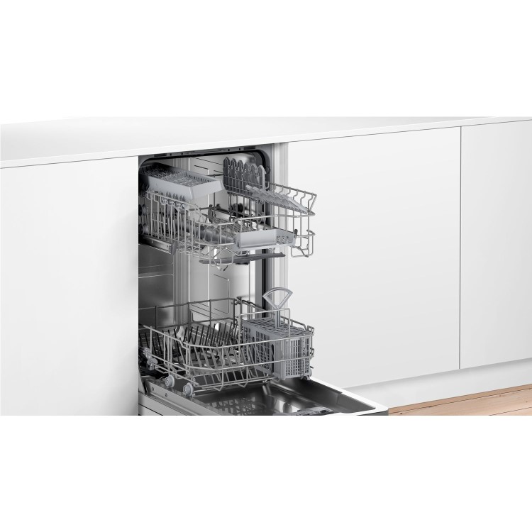 Refurbished Bosch Serie 2 SPV2HKX39G Slimline 9 Place Fully Integrated Dishwasher