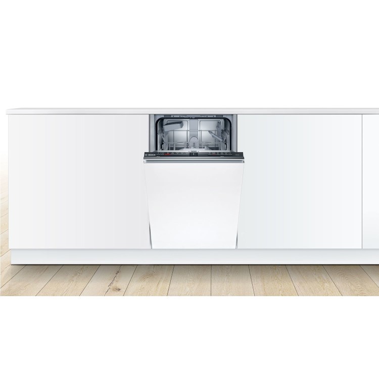 Refurbished Bosch Serie 2 SPV2HKX39G Slimline 9 Place Fully Integrated Dishwasher