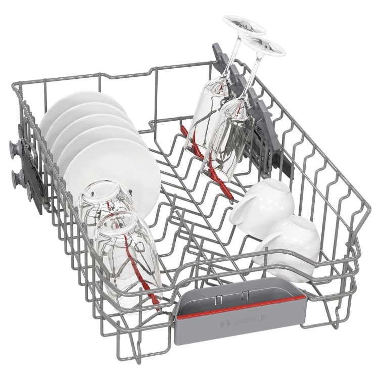 Bosch Series 4 Integrated Dishwasher - Smart, B-rated, Silver control panel
