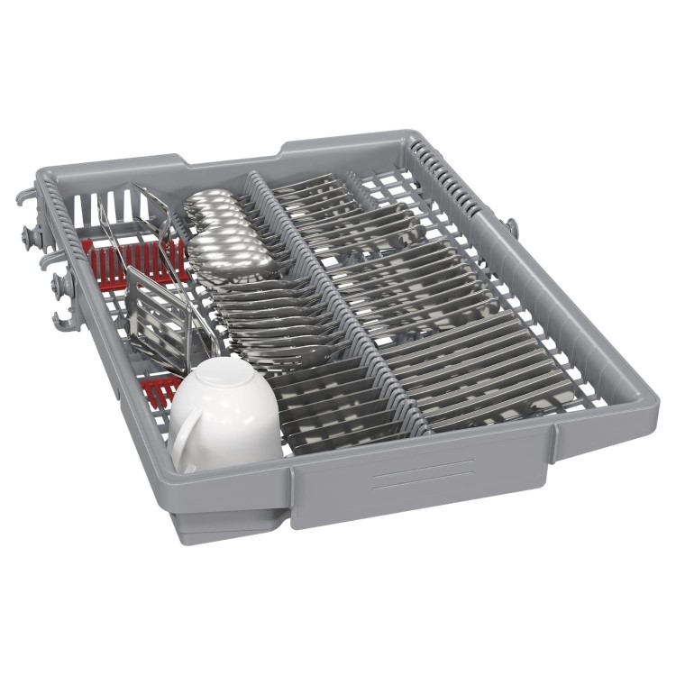 Bosch Series 4 Integrated Dishwasher - Smart, B-rated, Silver control panel