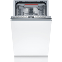 SPV4EMX25G Bosch Series 4 Integrated Slimline Dishwasher - Smart Wi-Fi, C-Rated, Silver control panel