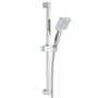 GRADE A1 - Chrome Shower Slide Rail Kit - Zana
